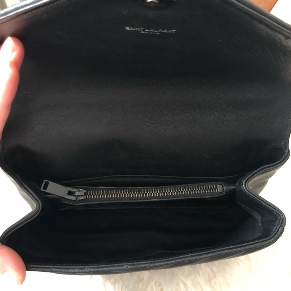 ❌SOLD💥 YSL SAINT LAURENT College Monogram Black - Picture 6 of 8